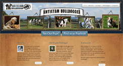 Desktop Screenshot of antietambulldogges.com